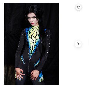 Devil Walking Dragon Festival Burning Man Catsuit, Women's XL